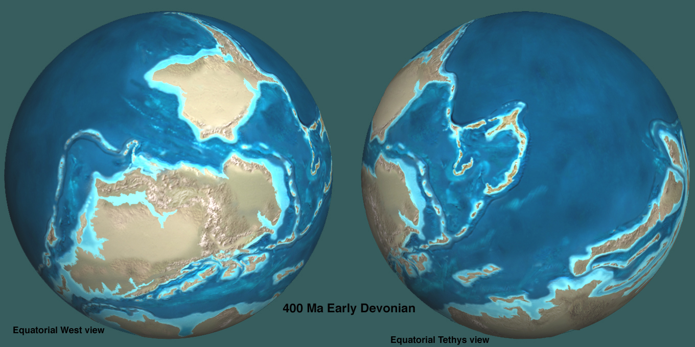 Как выглядела земля во времена динозавров карта
