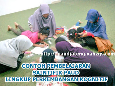 Contoh Pembelajaran Saintifik PAUD Perkembangan Kognitif