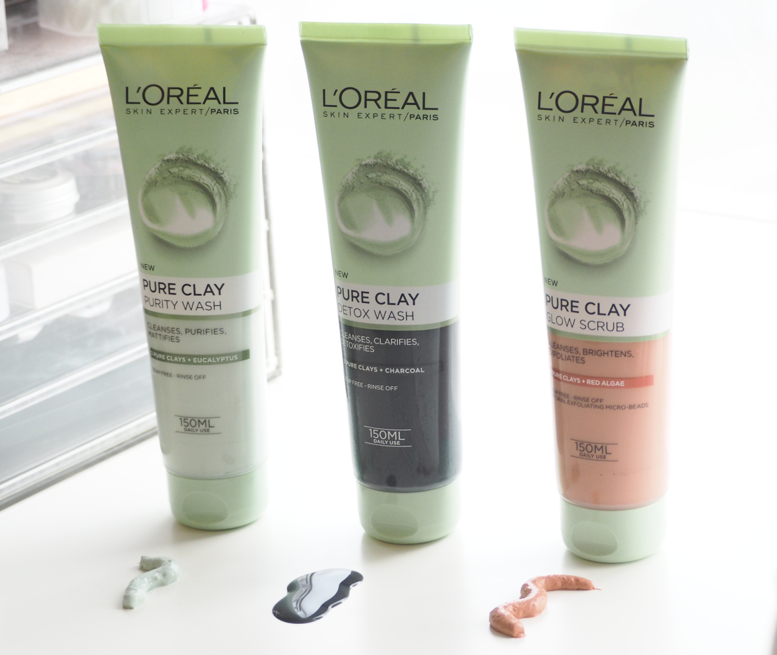 L'Oréal Pure Clay Face Wash and Scrub Reviews Laura Hadley A Beauty