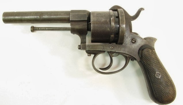 Belgium Pin Fire Revolver
