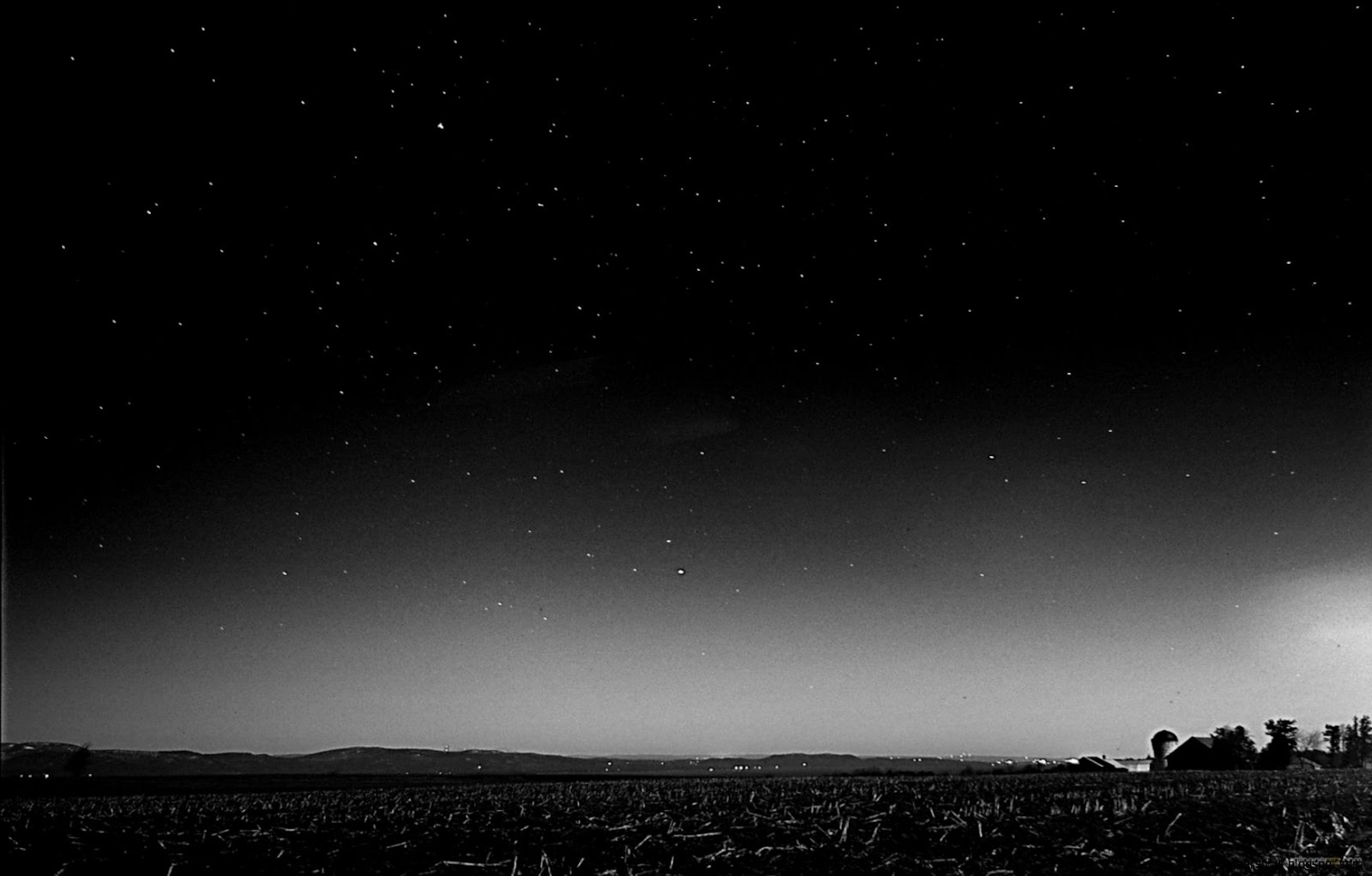 Free Starry Night Sky Wallpaper