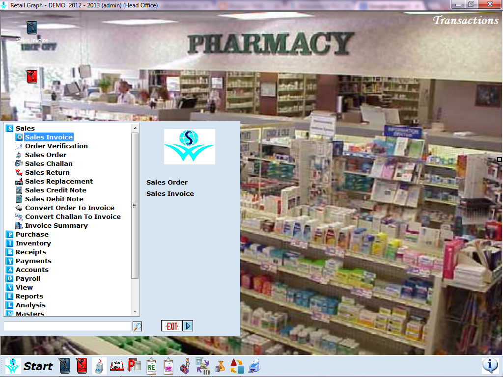 SWIL RetailGraph Software for Pharmacy