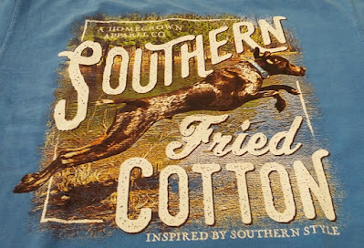 Howling Dog logo from Southern Fried Cotton, a southern apparel company