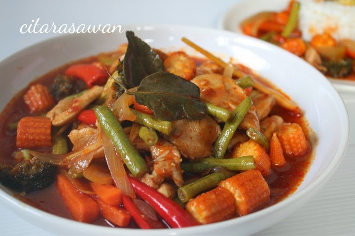 Ayam Paprik Ala Thai / Thai Spicy Chicken ~ Resepi Terbaik