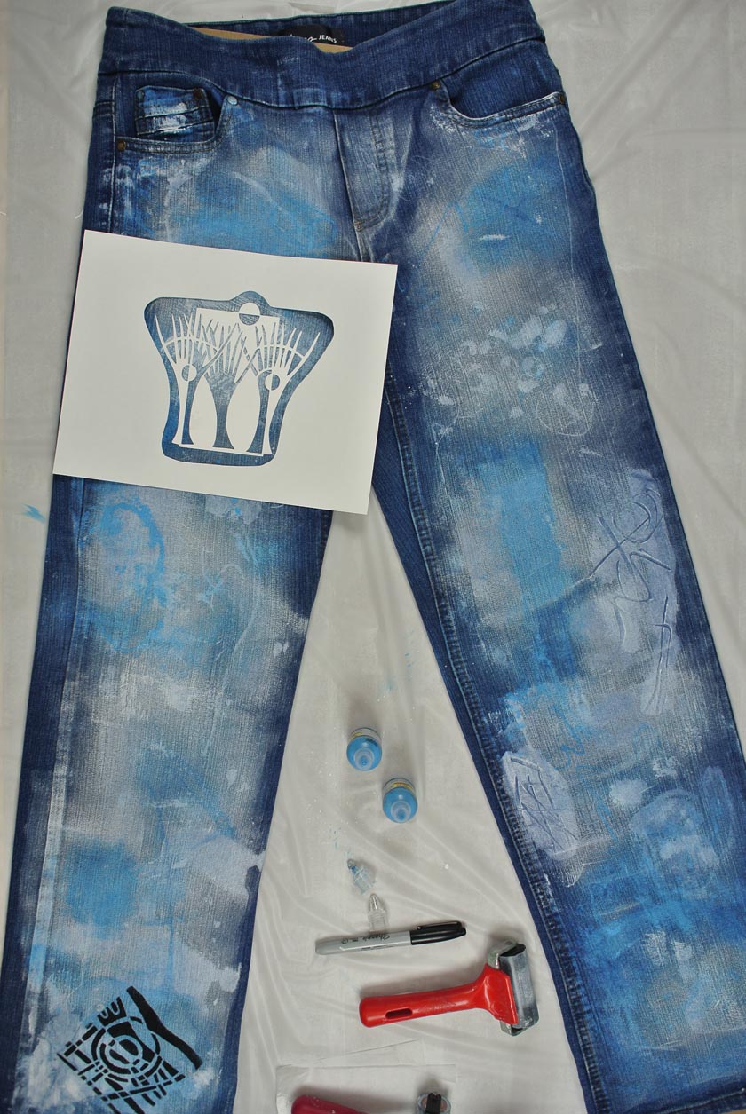 StencilGirl Talk Make Unique Clothing with Stencils!