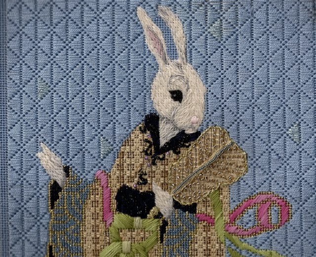 NEEDLEPOINT STITCH GUIDES Brenda Stofft's Rabbit Geisha Stitch Guide