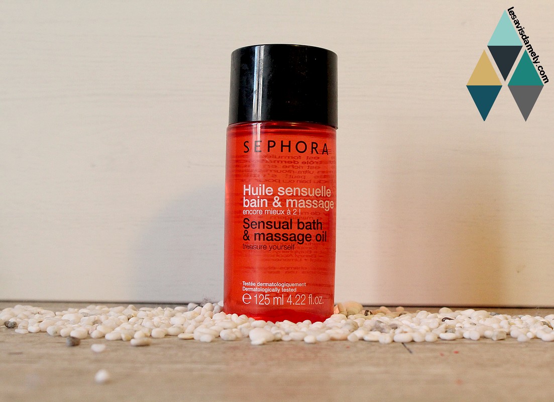 L'HUILE SENSUELLE DE BAIN ET MASSAGE SEPHORA SEULE OU À DEUX ? Les