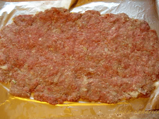 meatloaf mix on alu foil
