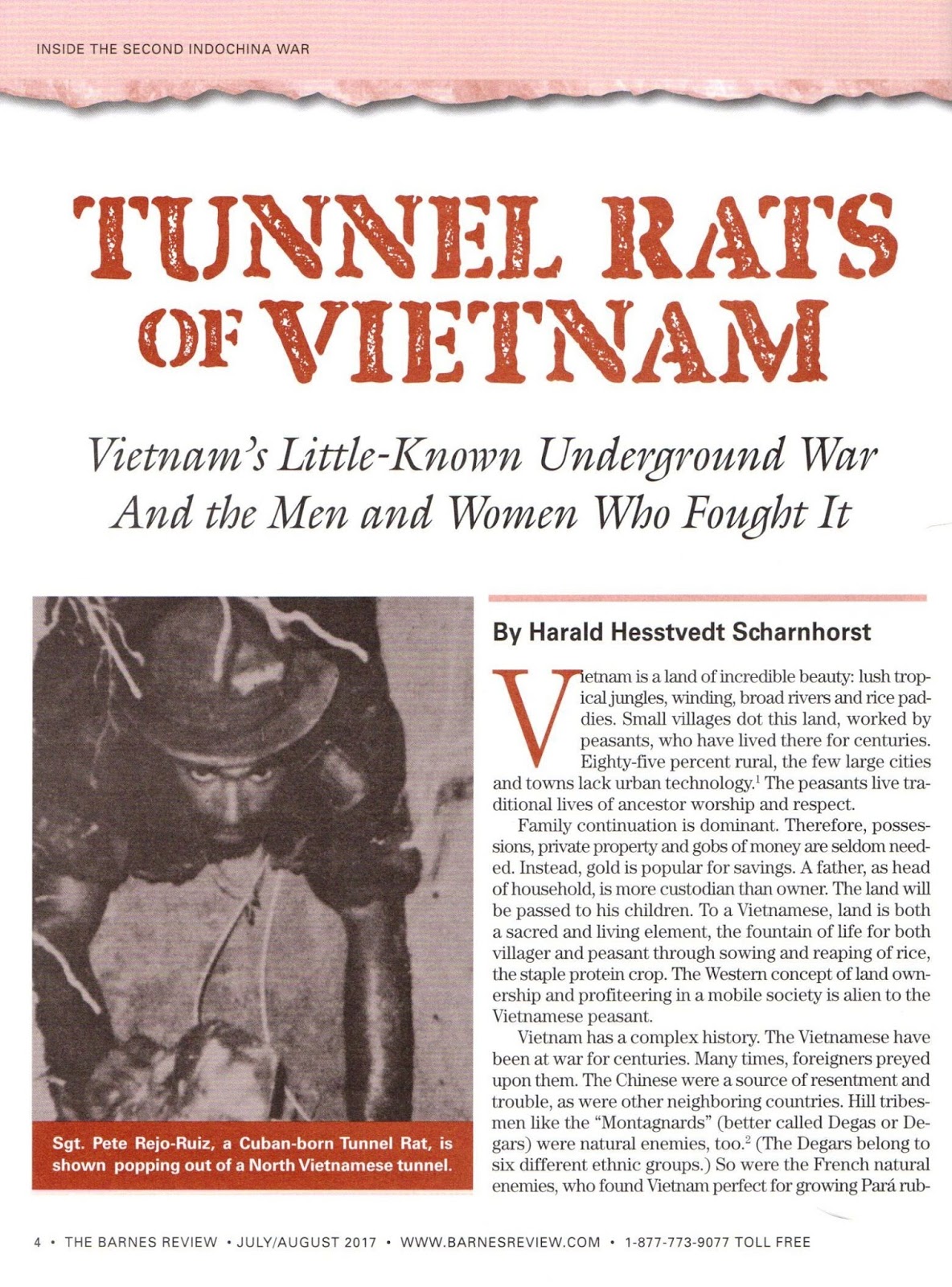 HAL SCHARN BLOG TUNNEL RATS OF VIETNAM.