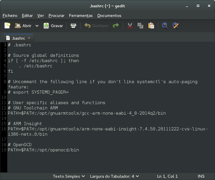 Electronic ++ GNU Toolchain ARM CortexM (64bits)