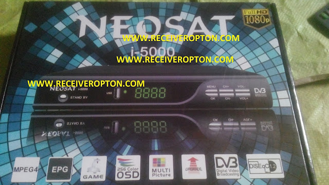 NEOSAT I-5000 HD RECEIVER BISS KEY OPTION