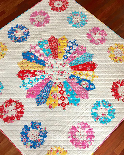 Quilting Land The Flower Sugar Very Berry Cherry Quilt