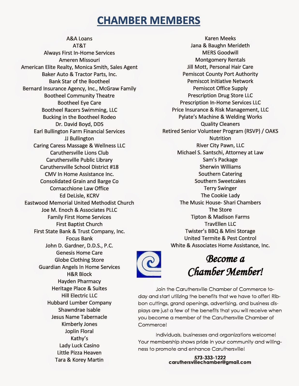 Caruthersville Chamber of Commerce