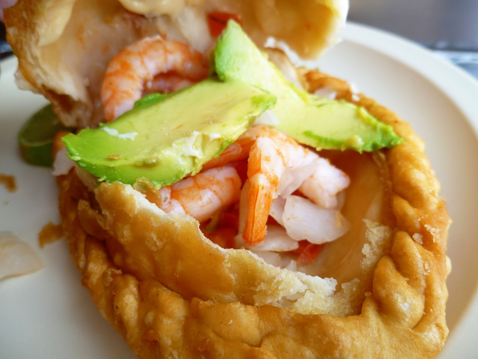 best shrimp empanadas mexico city