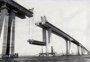Construção Ponte Rio Niteroi