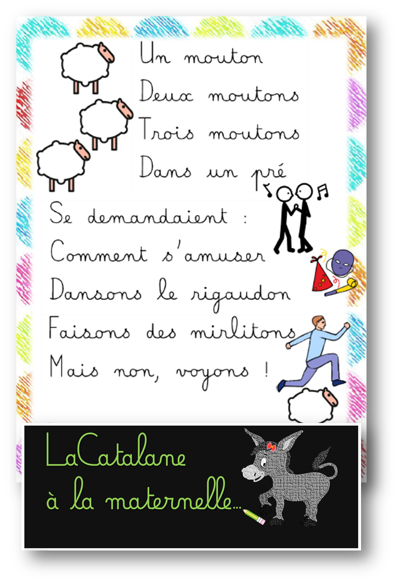 LaCatalane à la maternelle... Comptine LaCatalane à la maternelle... Comptine