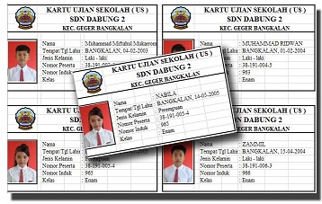 Download Aplikasi Kartu Ujian Sekolah Otomatis Format Excel Terbaru Tapel 2020/2021 - BERITAPPPK.COM