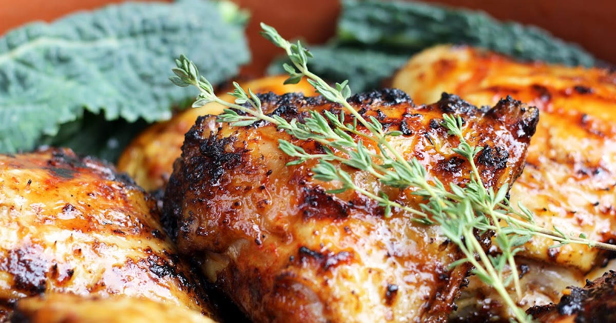 Blue Kale Road: Honey Barbecued Chicken: Summer is Here!