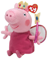Ty Peppa Pig Princess Beanie