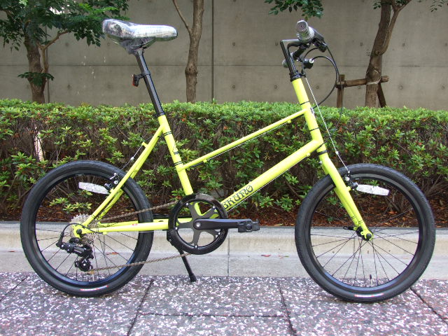 Avelo Bicycle Shop Bruno Mixte F Lime Green ブルーノ ミキスト フラット ライムグリーン 限定カラー 20インチ ミニベロ 2018 展示販売中