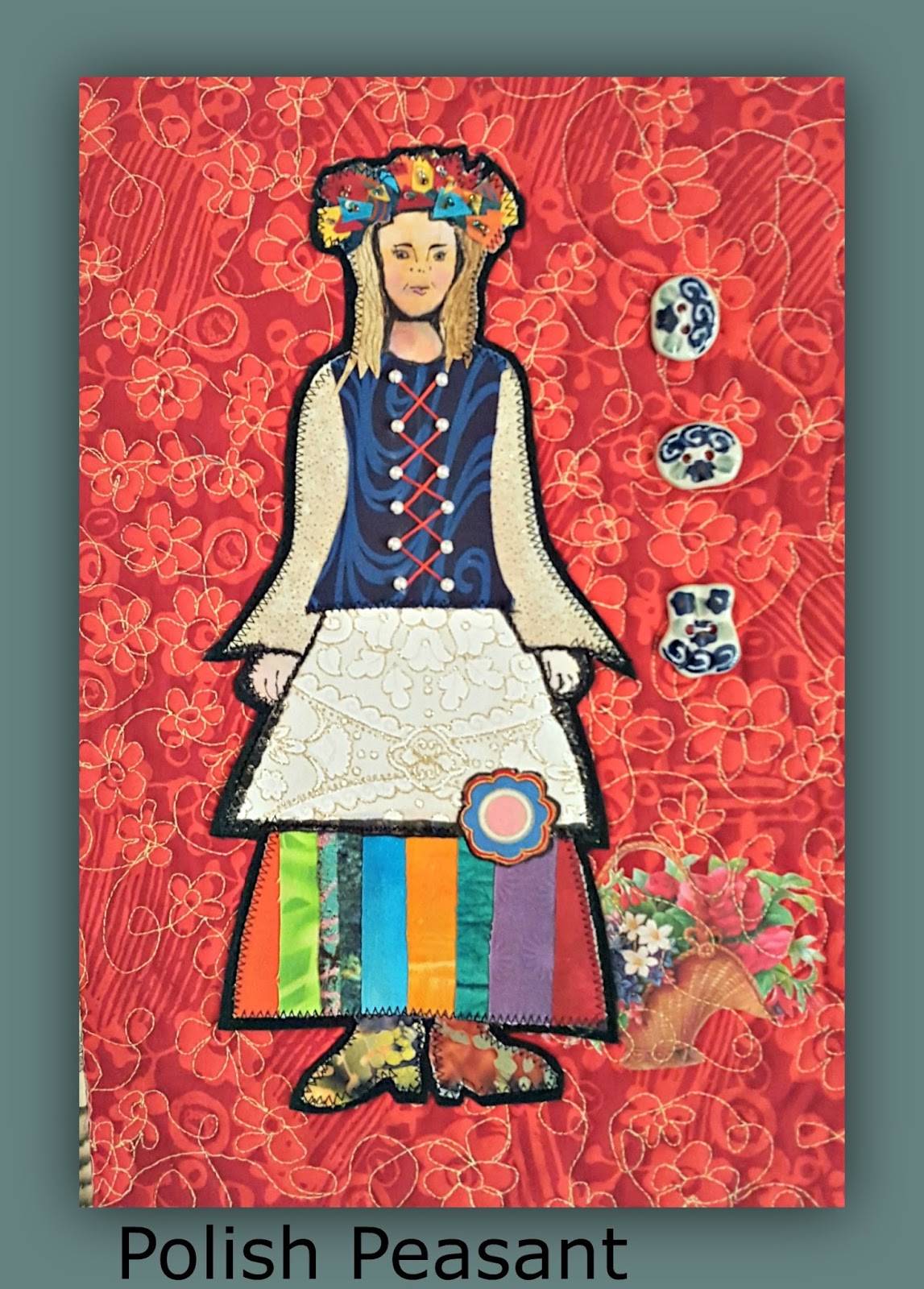 JUDYS FIBER ART Polish Peasant