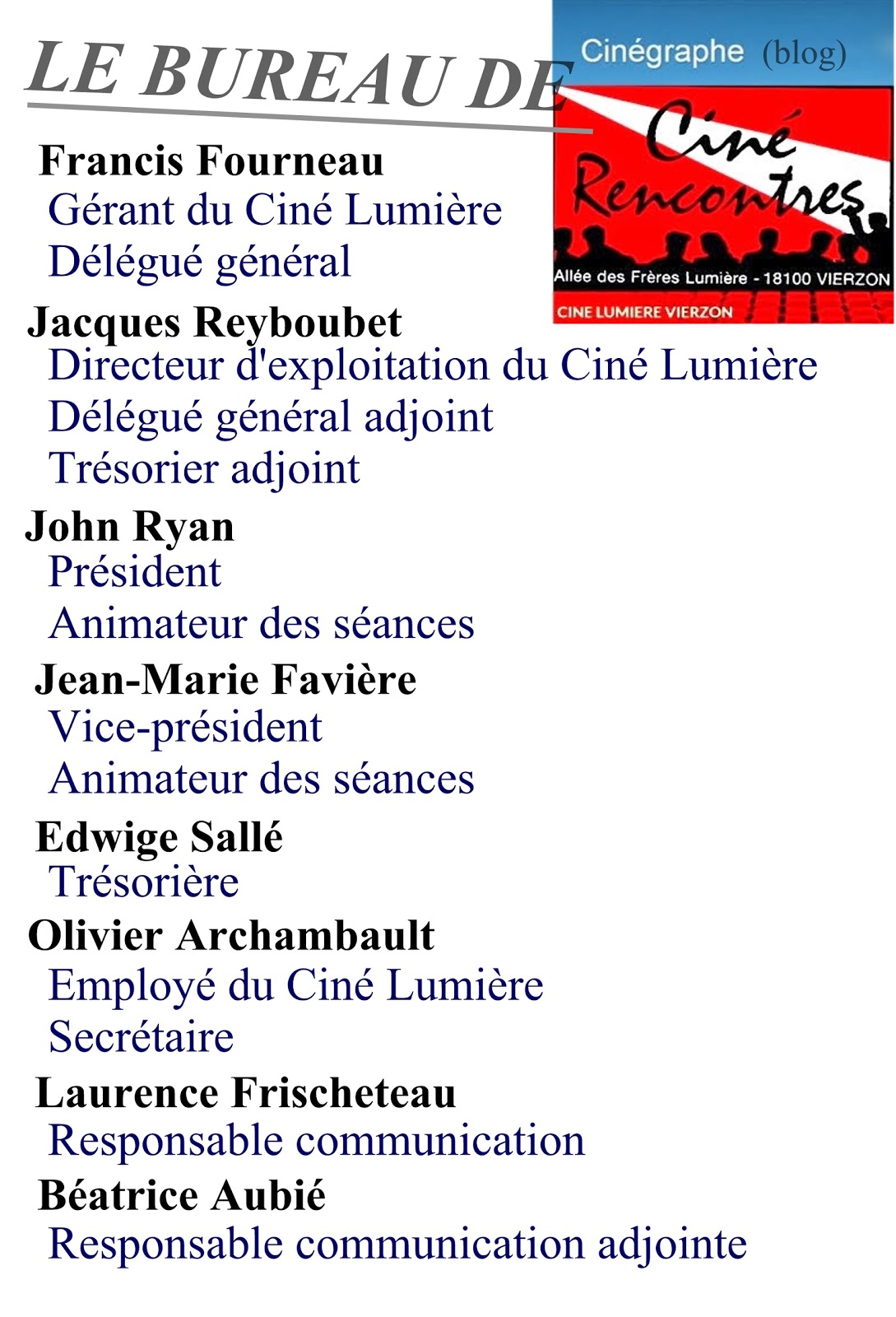 cine rencontres vierzon