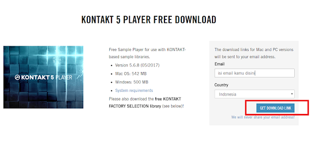 Cara download vst Kontakt 5 player gratis di sini 