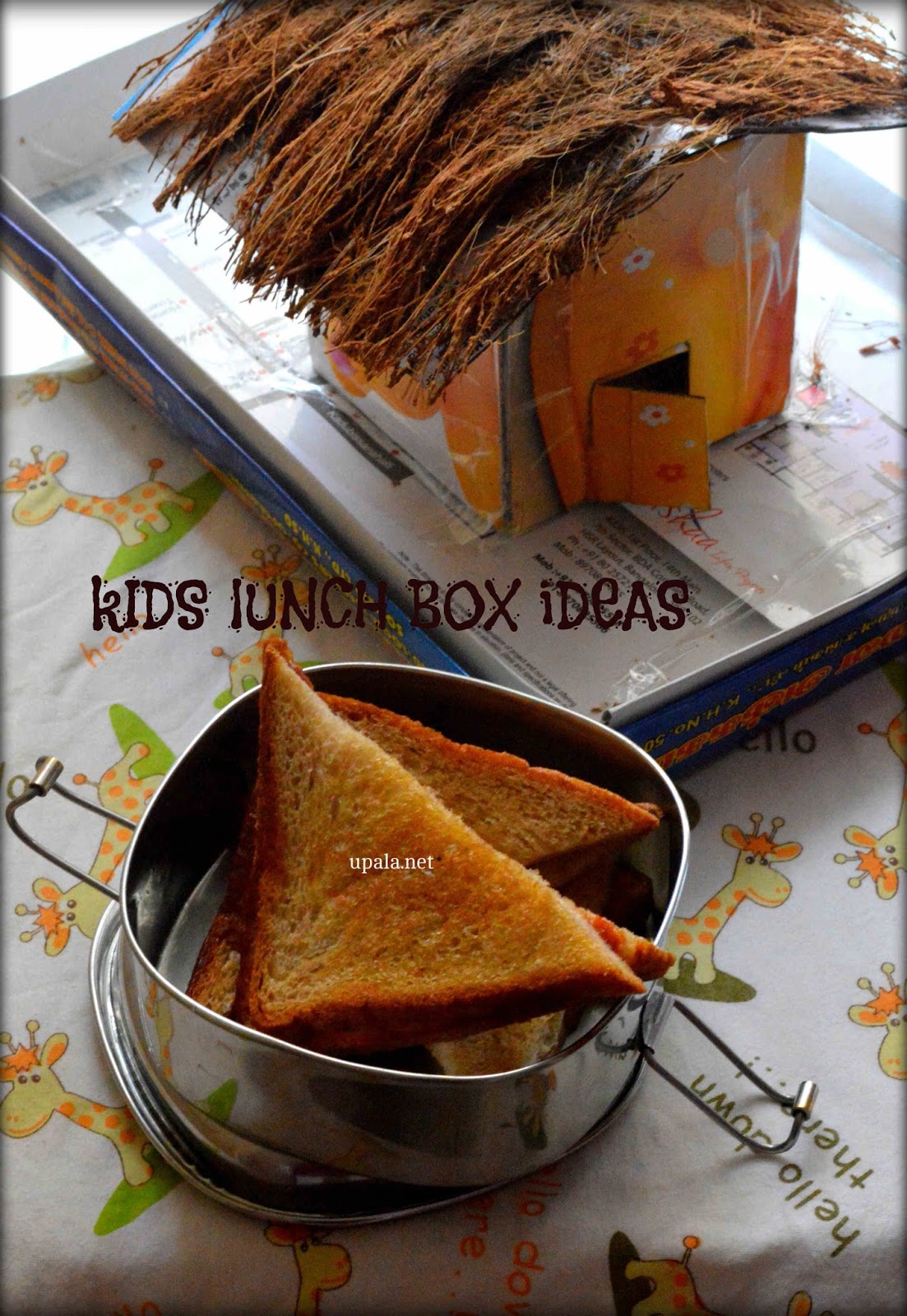 Upala Bread toast with Strawberry JamKids Lunch Box Ideas