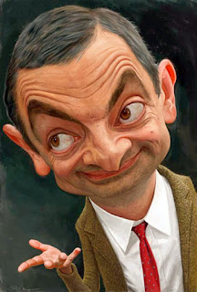Gambar Karikatur Mr Bean Artis Hollywood Rowan Atkinson 