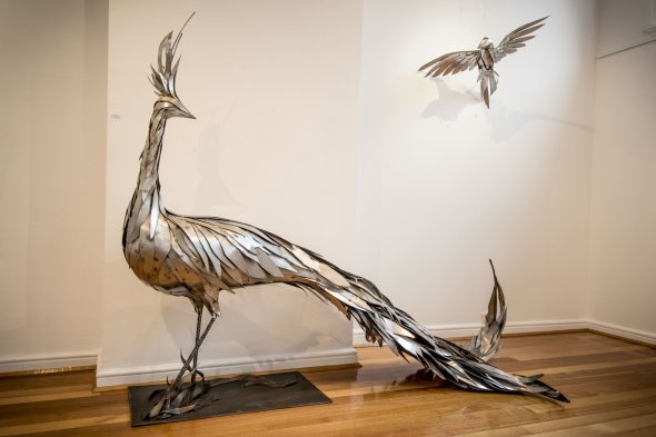 As esculturas de animais metálicos de Georgie Seccull Georgie Seccull arte esculturas metálicas de animais sucata