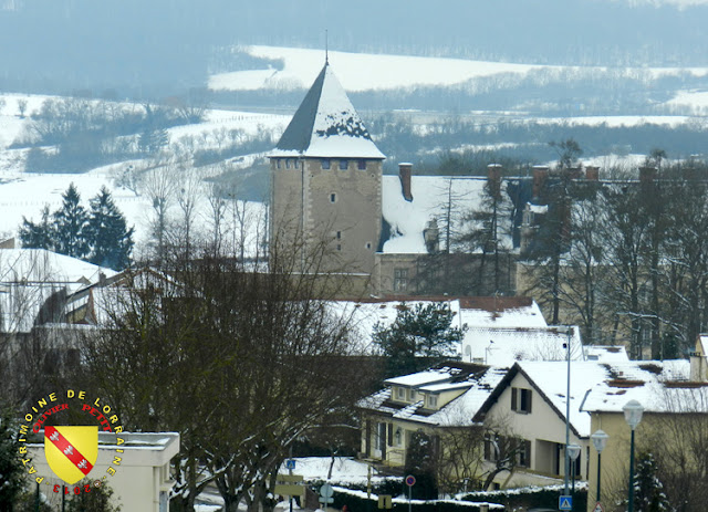Fléville-les-Nancy - Château enneigé