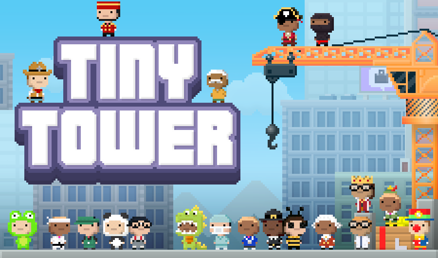 เกมไอพอด TINY TOWER Social Strategy Resident Evil