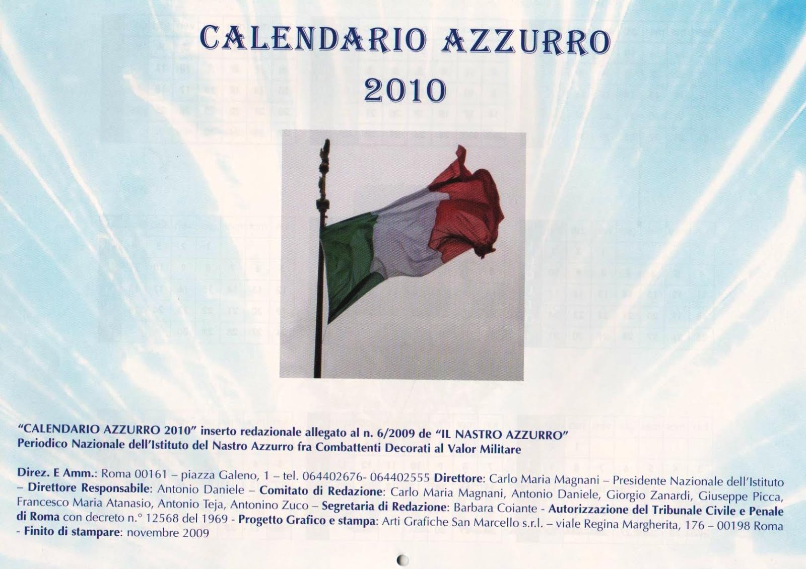 Calendario 2010