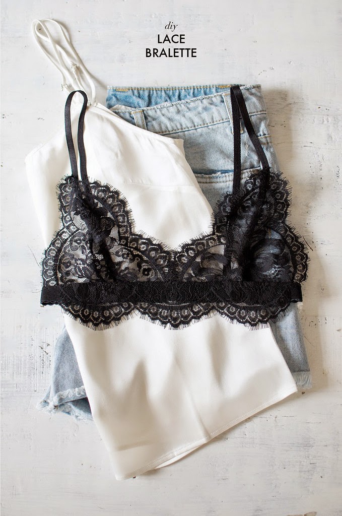 DIY Lace Bralette | Do it yourself ideas and projects