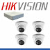 Bộ 4 Camera Hikvision 1.0 Mpx