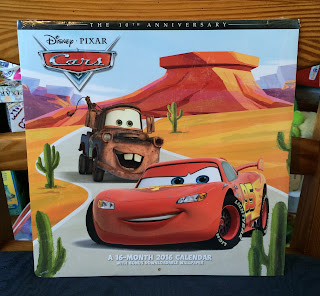 cars 2016 disney pixar calendar 