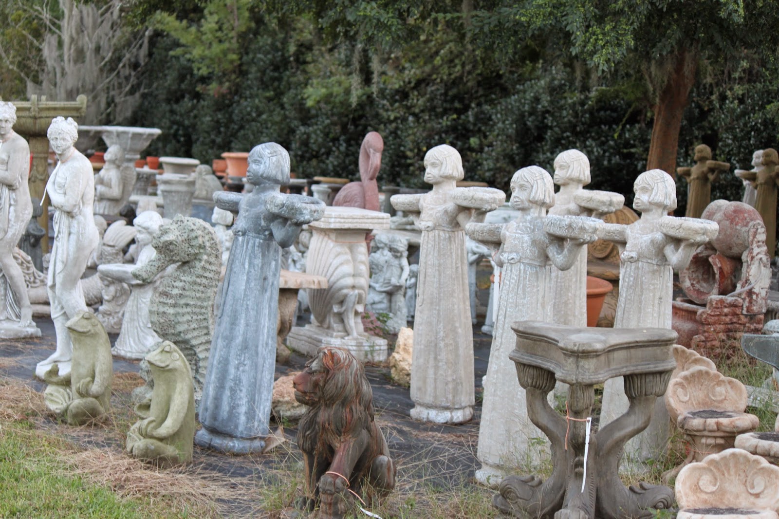 Savannah's Secret Gardens Statues