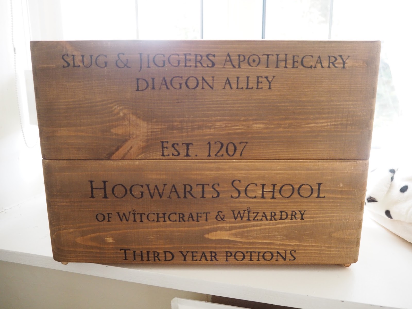 DIY Harry potter boxes