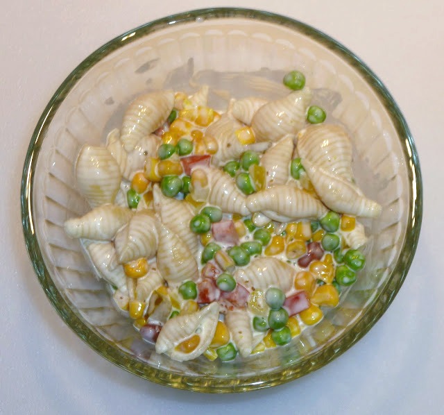 The Iowa Housewife Fiesta Pasta Salad with Corn Relish