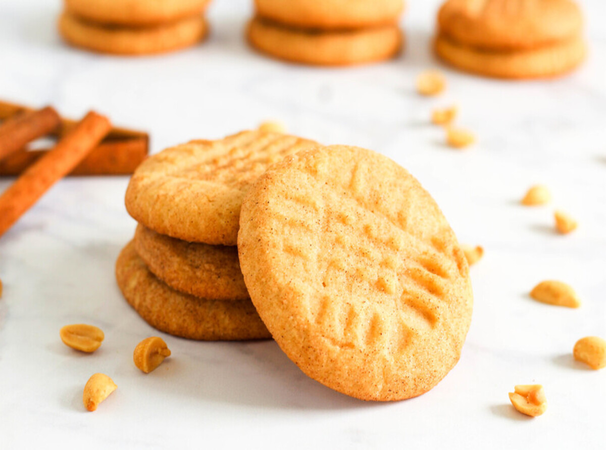 Peanut Butter Snickerdoodle-ish Cookies