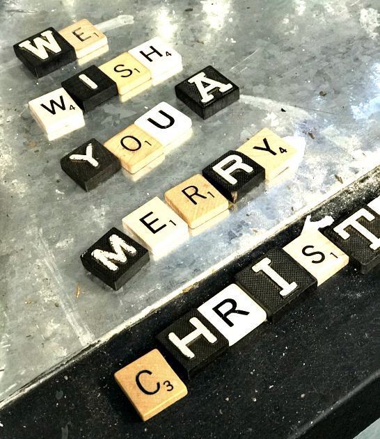  Scrabble Christmas Tree & Scrabble Cross