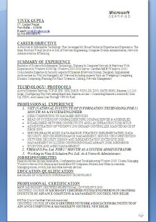 Resume Qualification Examples