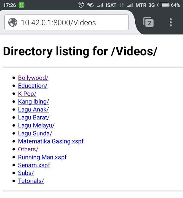 Firefox mengakses isi remote computer Firefox sedang mengakses isi komputer