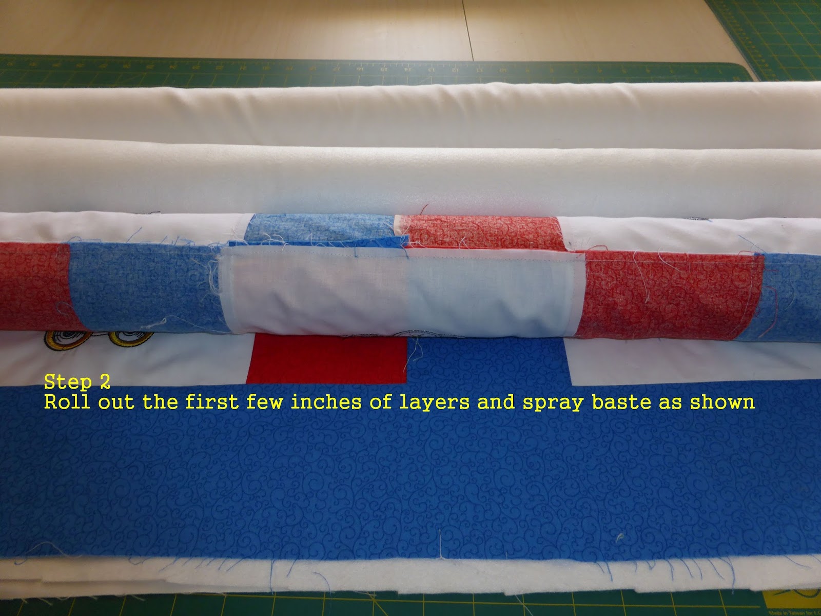 Vicki's Fabric Creations Another new quilt pattern and sandwiching a