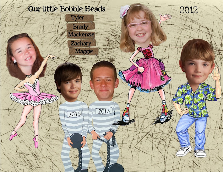 Our little bobble heads