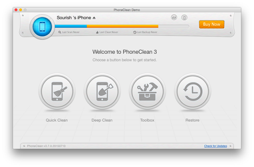 Bersih hapus memori iPhone 1