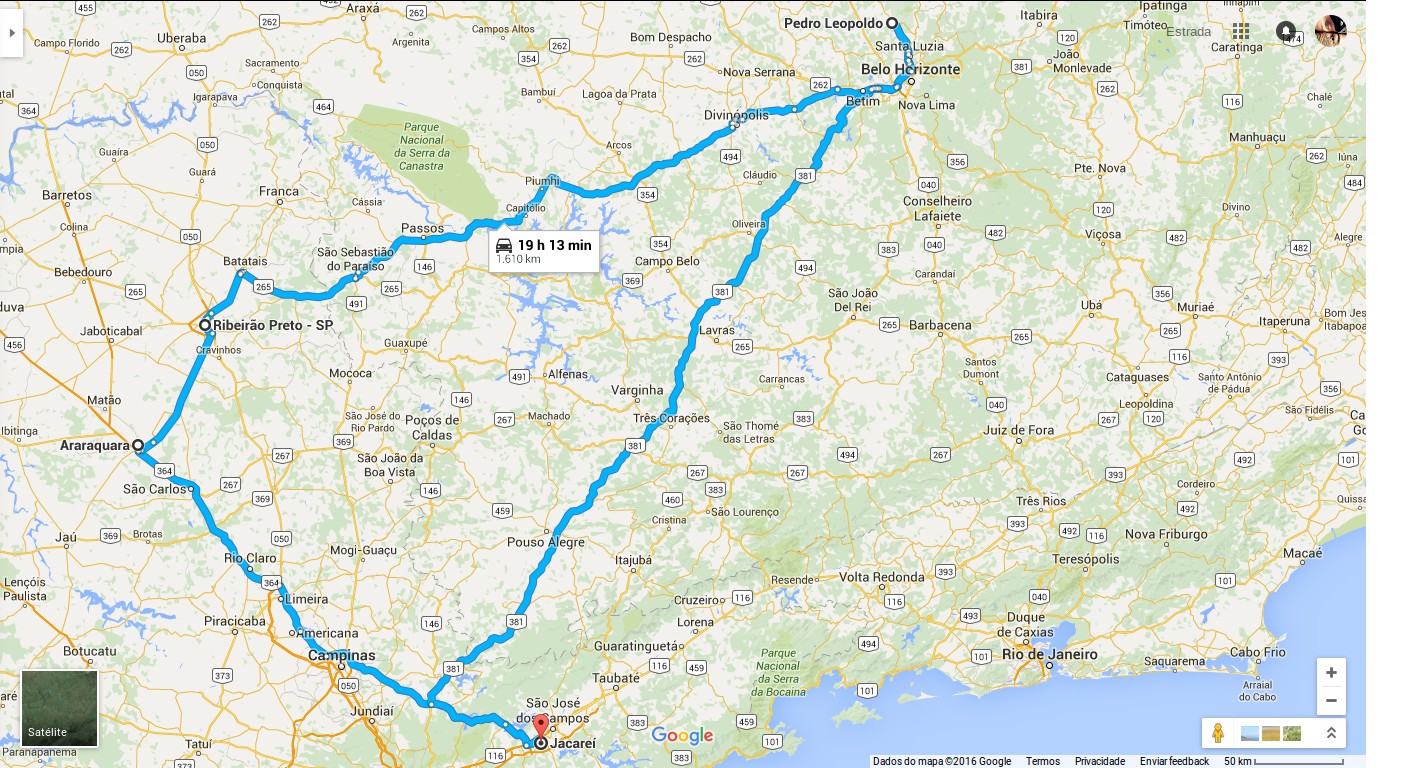 Estrada vamos, estrada somos. Araraquara, Ribeirão