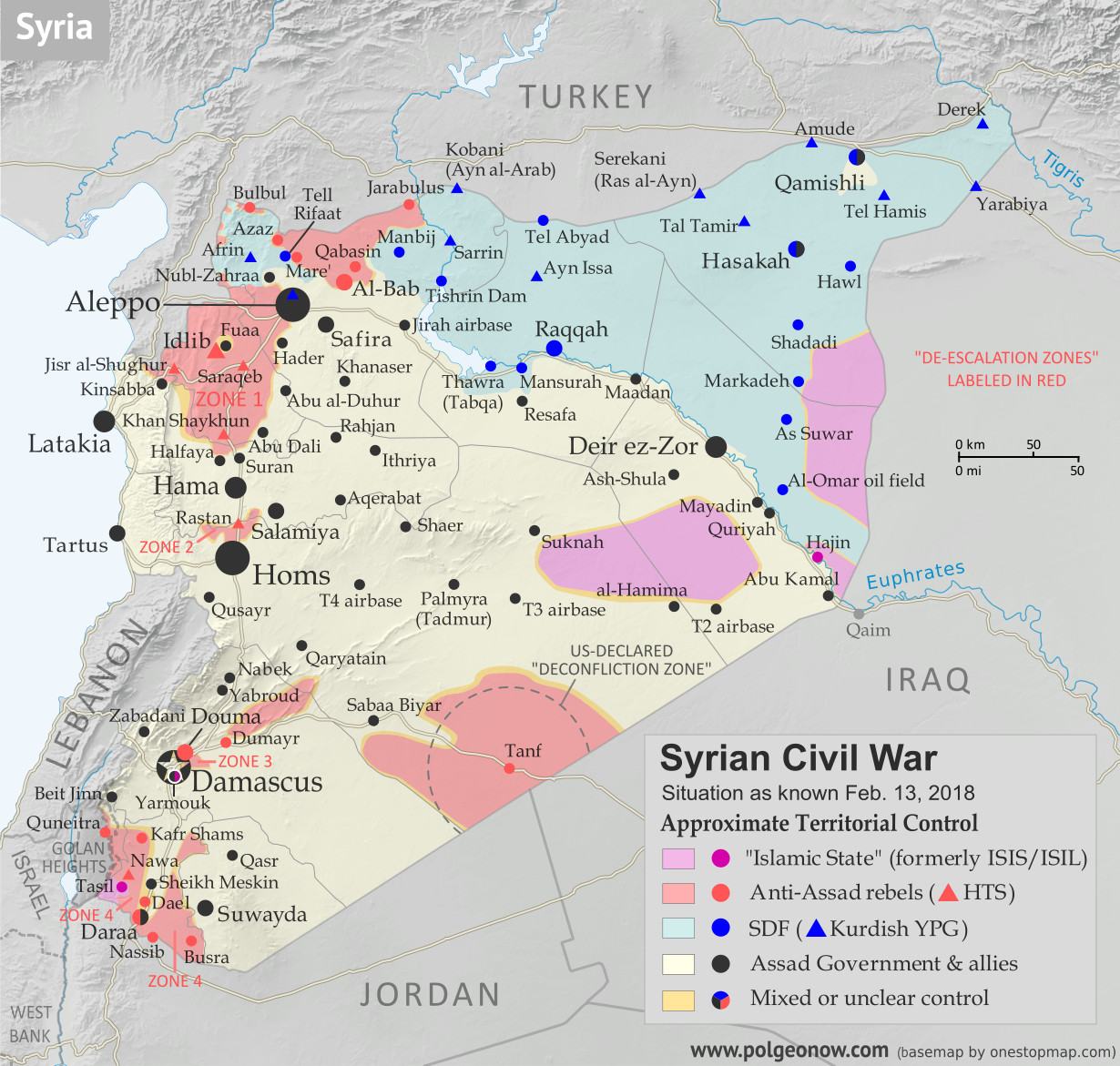 map of isil syria