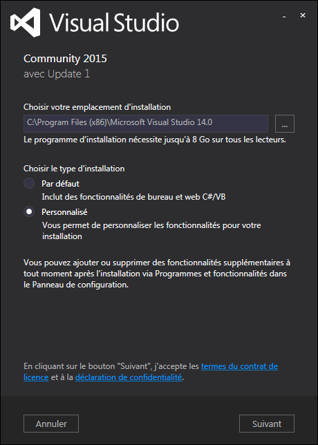 Visual Studio Community 2015 