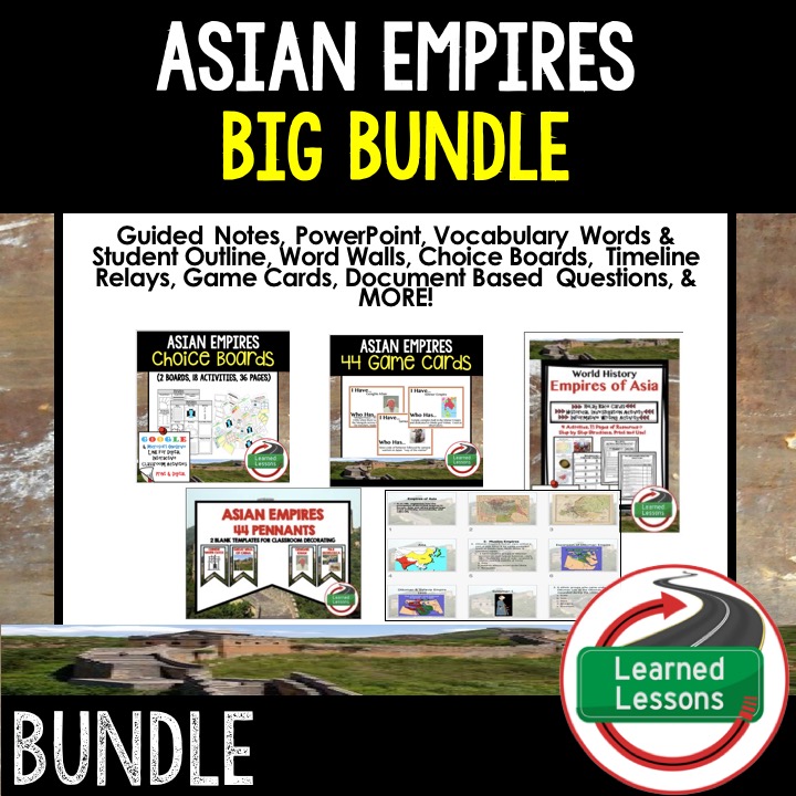 Ancient World History MEGA BUNDLE Early Man to Renaissance ...